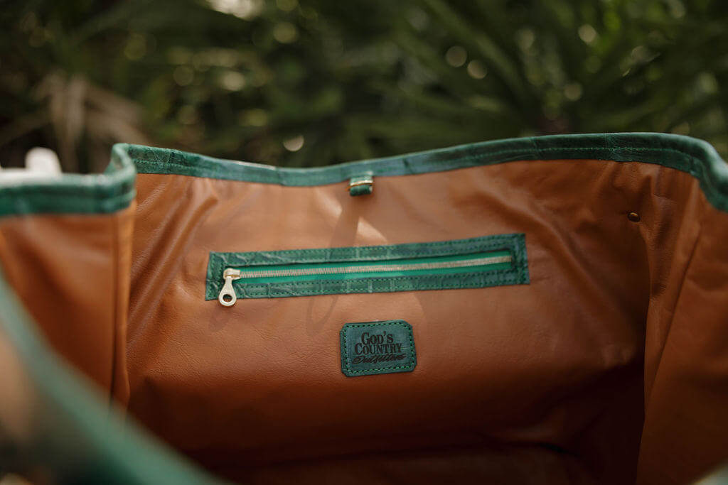 Large Alligator Tote 5