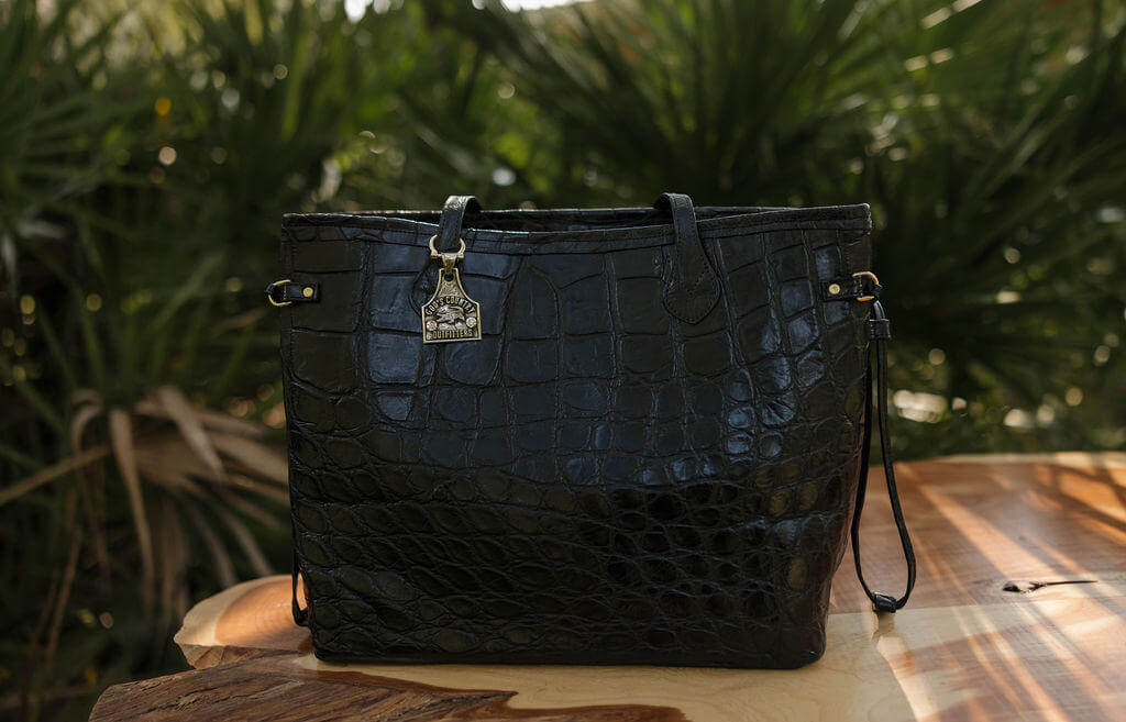 Large Alligator Tote 8