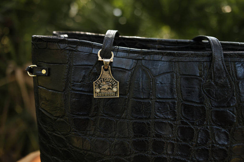Large Alligator Tote 9