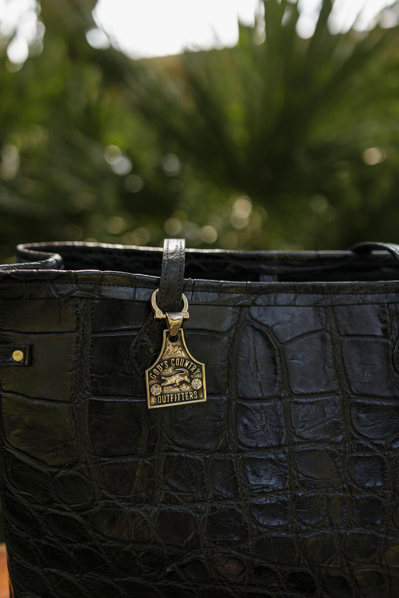 Large Alligator Tote 10