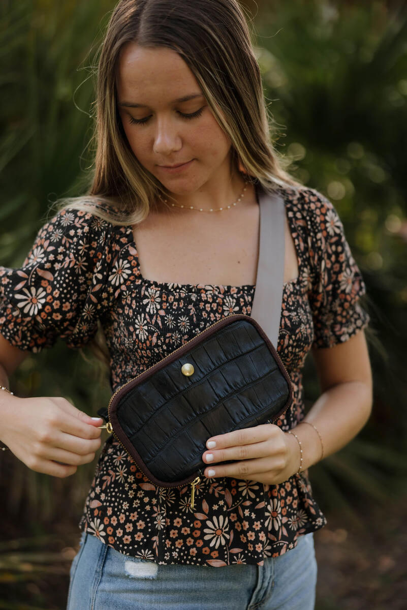 Alligator Belt Bag 8